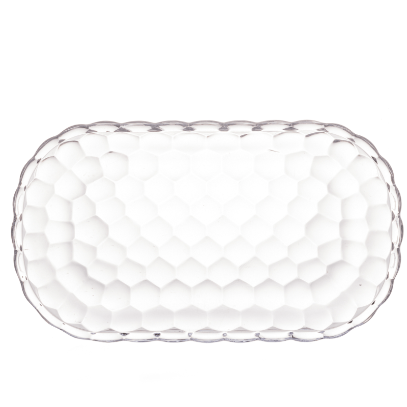 Travessa de Cristal de Chumbo Bubble 21x12x2cm