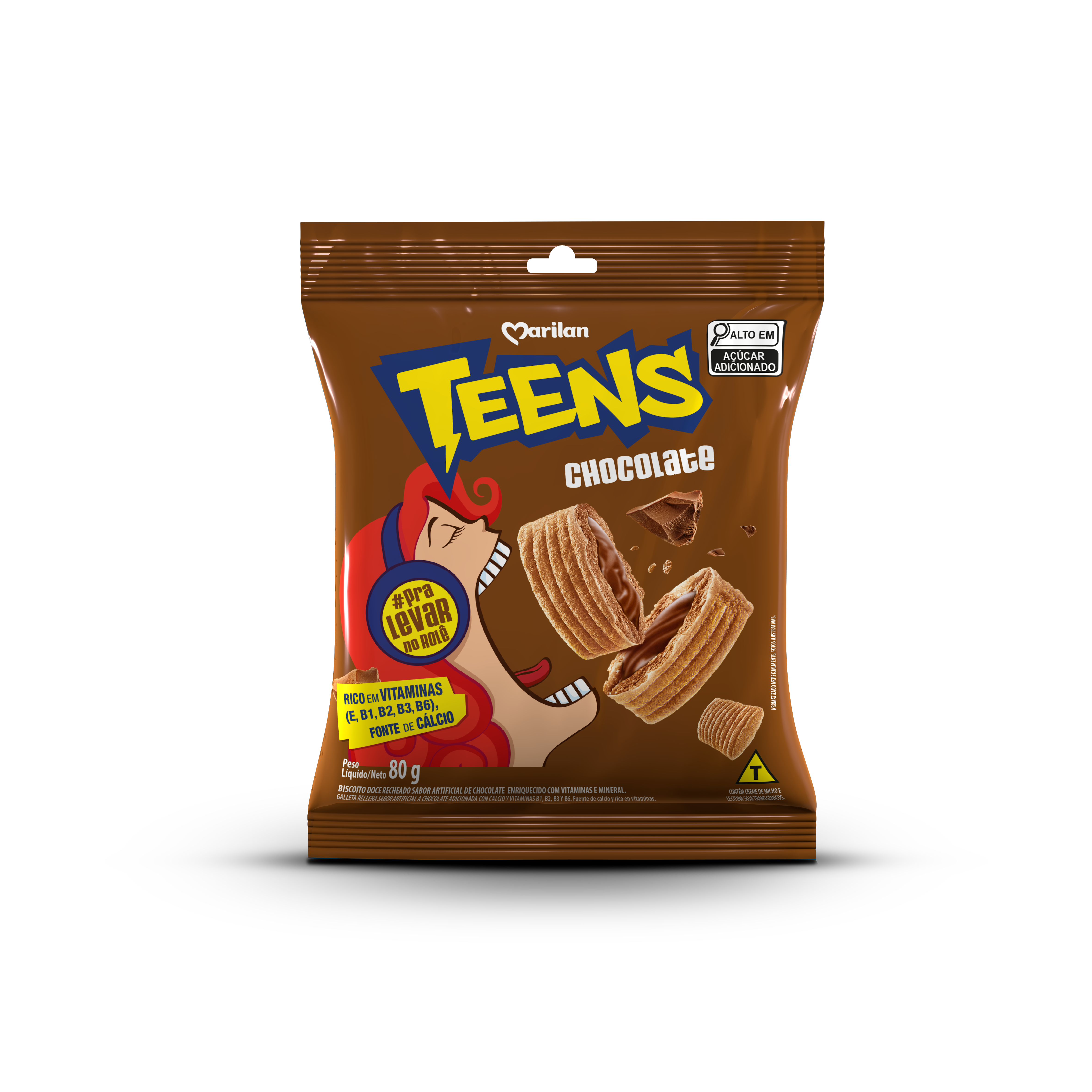 Biscoito Teens Snack 30g Chocolate