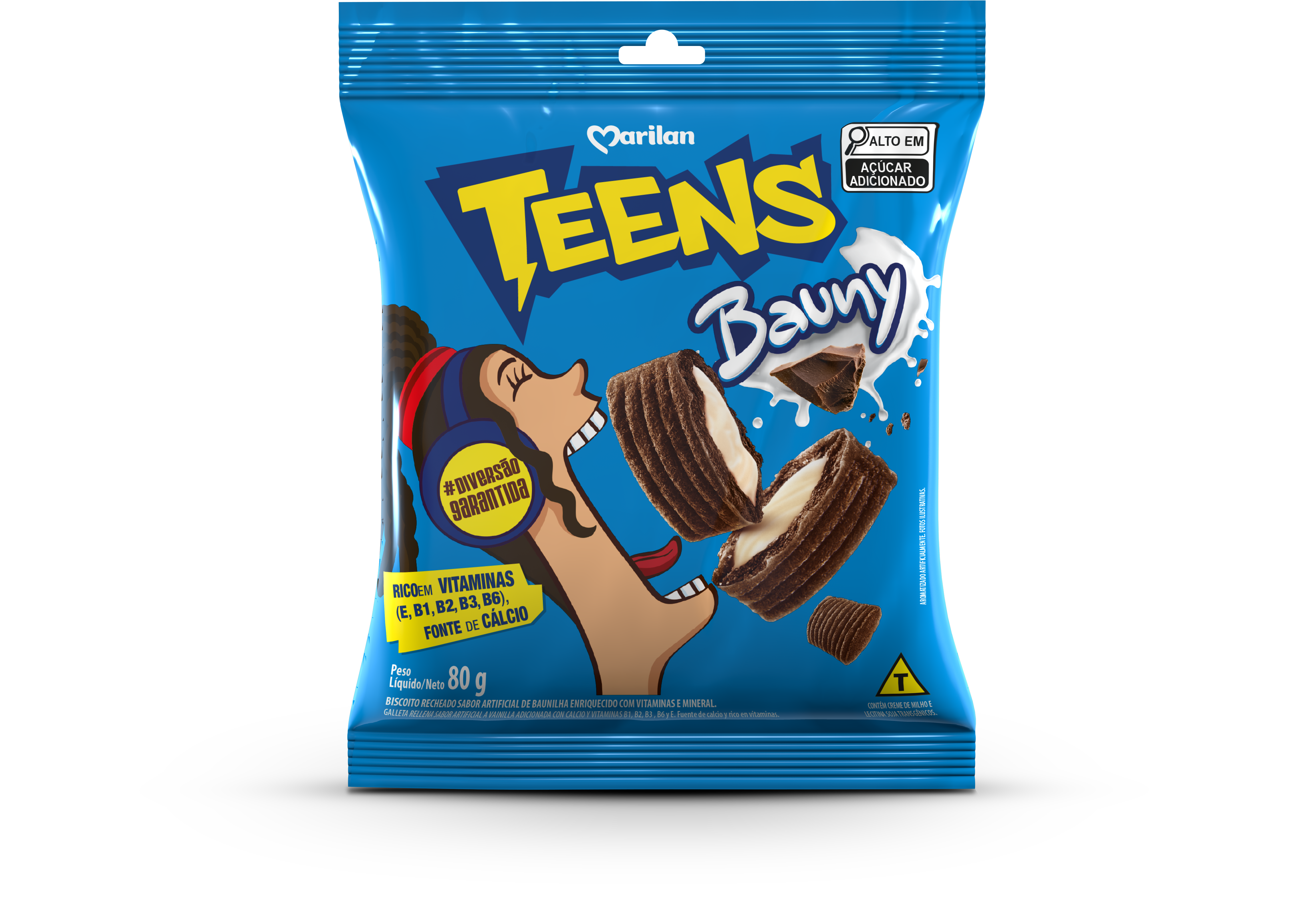Biscoito Teens Snack 30g Bauny