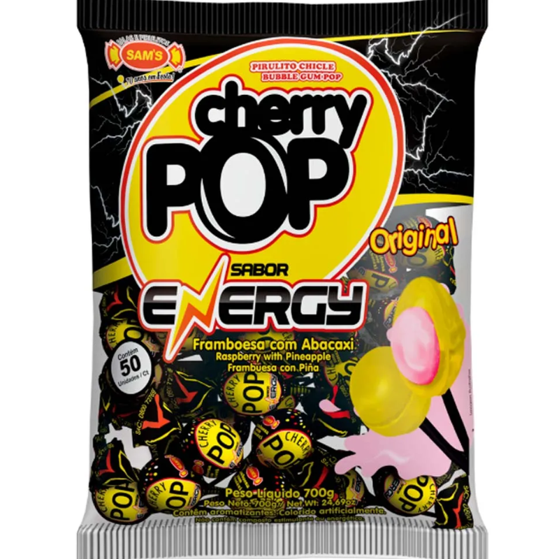 PIRULITO CHERRY POP SAMS ENERGY 50UN