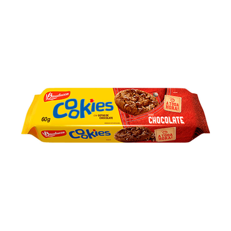 Biscoito Cookie Bauducco 60g Chocolate