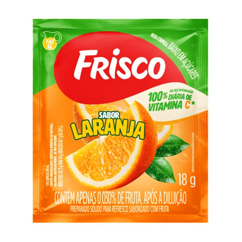 Refresco Frisco Laranja 18g