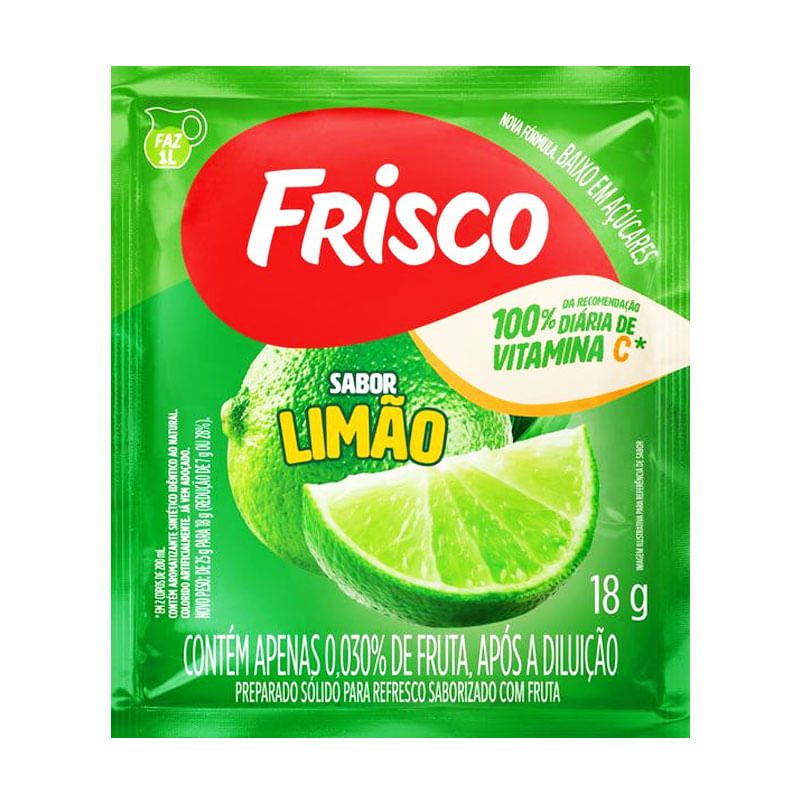 Refresco Frisco Limão 18g