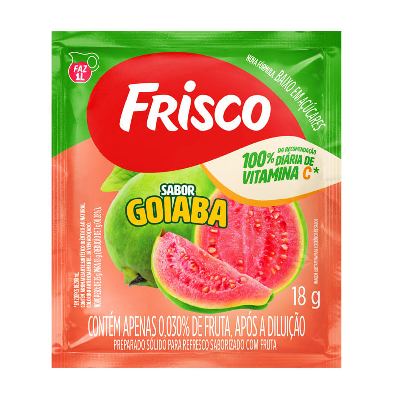 Refresco Frisco Goiaba 18g