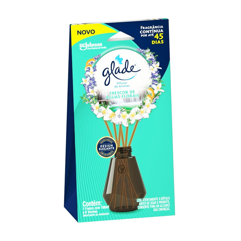 Difusor de Aromas Glade Frescor de Águas Florais 100ml