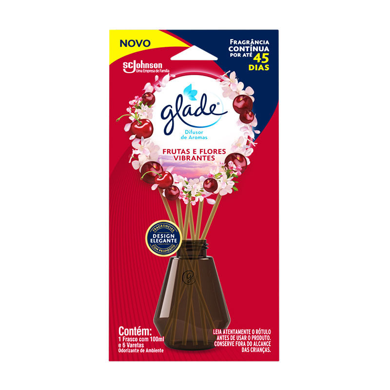 Difusor de Aromas Glade Frutas & Flores Vibrantes 100ml