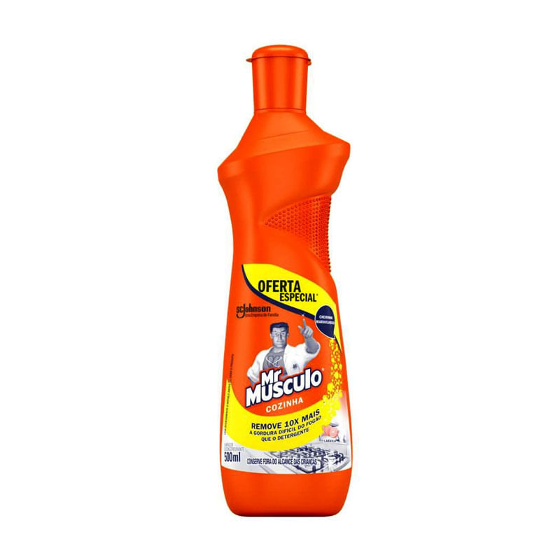 Limpador Desengordurante Mr. Músculo Laranja 500ml