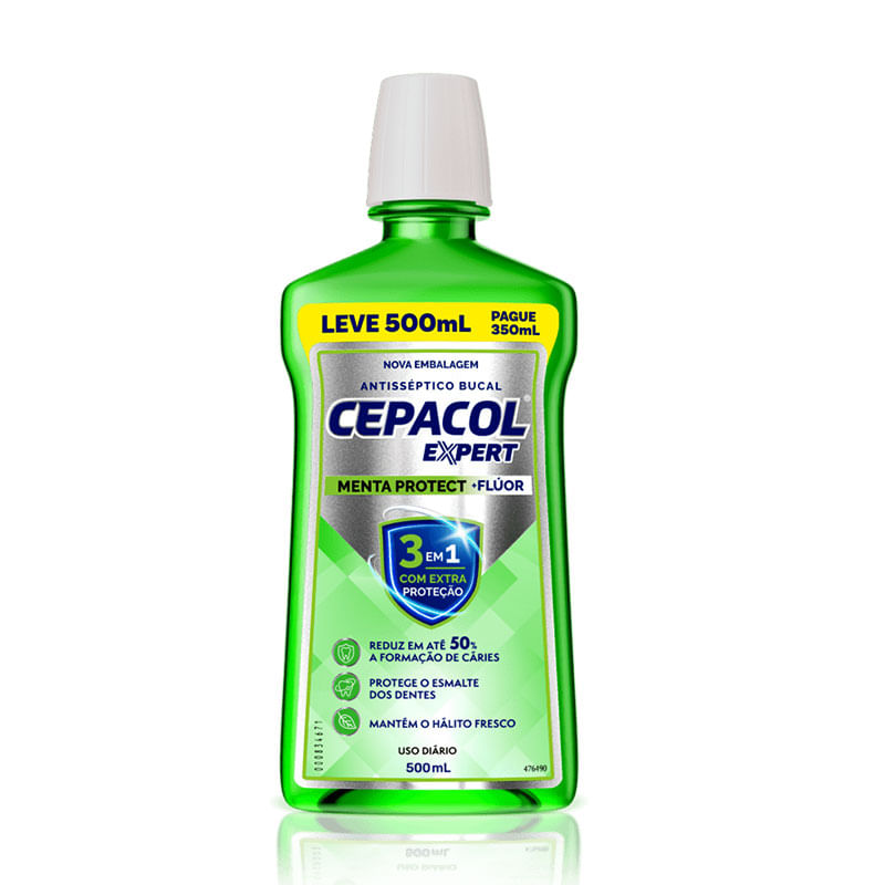 Enxaguante Bucal Cepacol Fluor 500ml