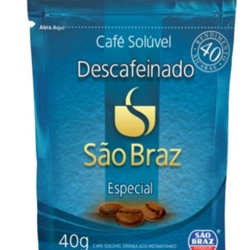 CAFE SAO BRAZ SOL DESCAFEINADO SACHE 40G