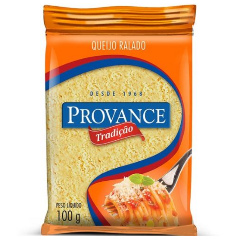 QUEIJO PARMESÃO RALADO PROVANCE TRADIÇÃO 100G