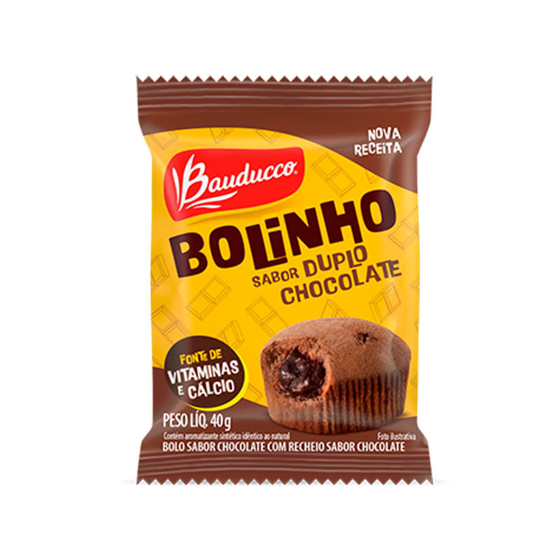 Bolinho Bauducco 40g Chocolate Duplo