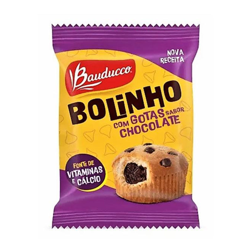 Bolinho Bauducco 40g Gotas Chocolate