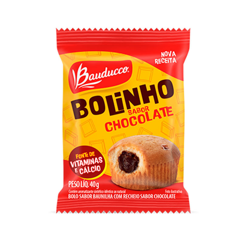 Bolinho Bauducco 40g Baunilha Chocolate