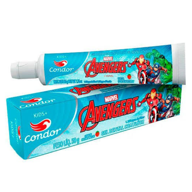 Gel Dental Infantil Condor Kids+ Avengers 50g