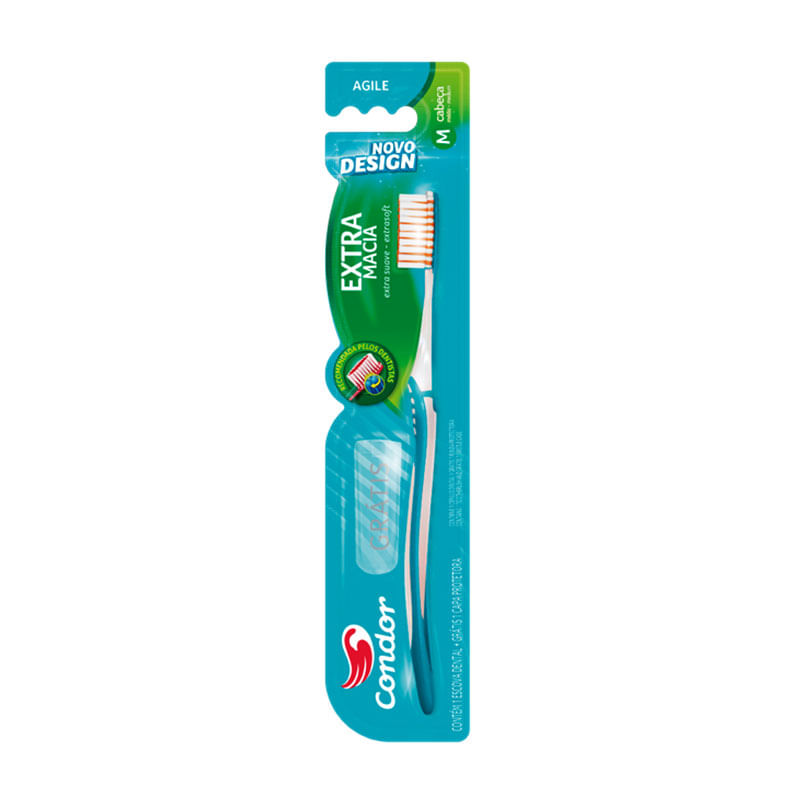 Escova Dental Condor Agile Extra Macia 