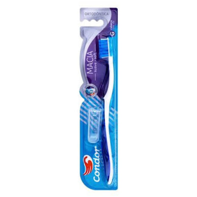 Escova Dental Condor Ortodôntica Macia 3263 1un