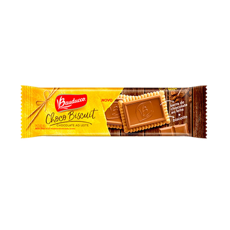Choco Biscuit Bauducco 80g ao Leite