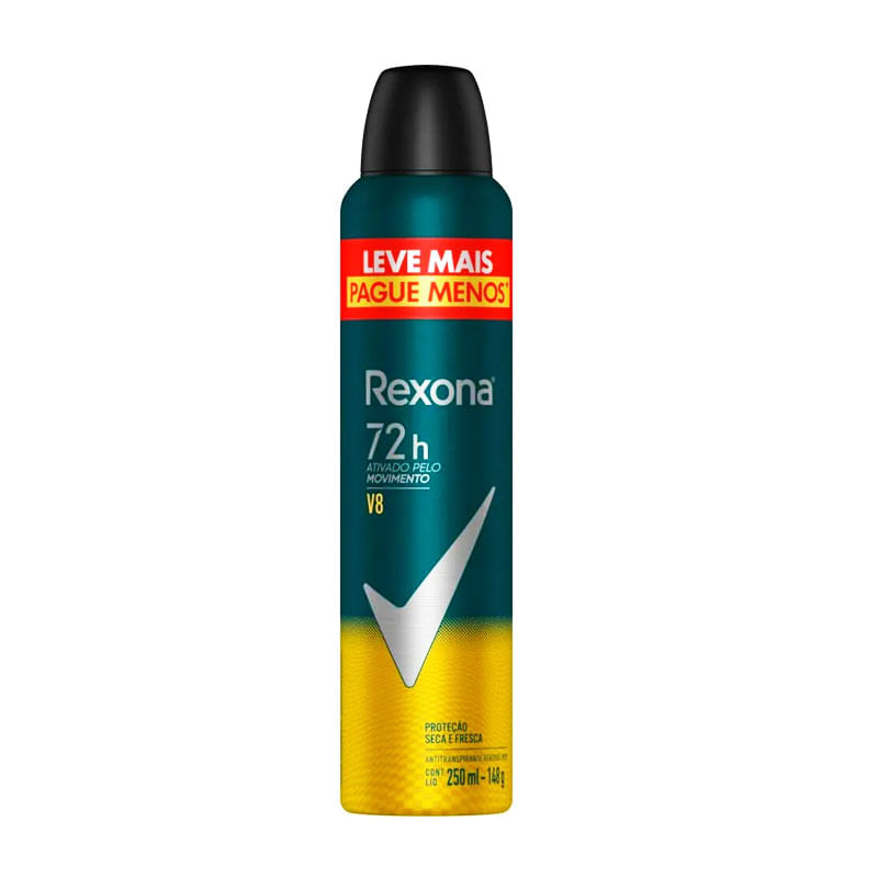 Desodorante Aerosol Rexona Men V8 250ml