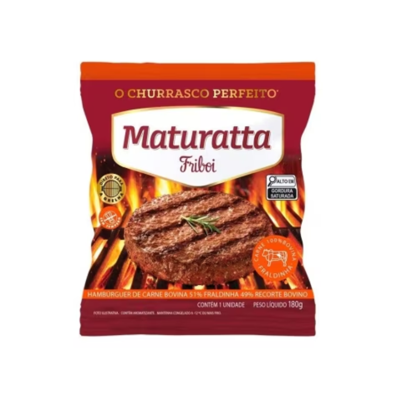 Hambúrguer Maturatta de Fraldinha 180g