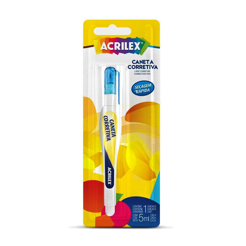 Caneta Corretiva Acrilex 7ml