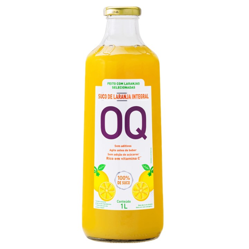 Suco de laranja OQ integral 1l