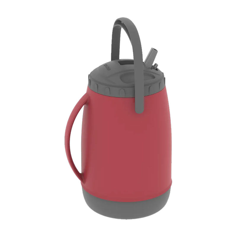 Garrafa Isotermica Soprano 2,5L Atacama Vermelha