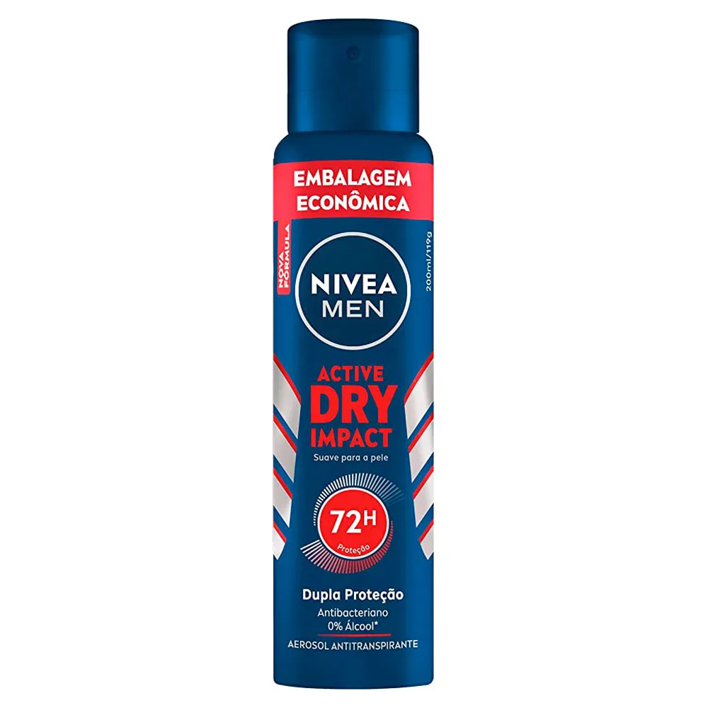 Desodorante Aerosol Nivea Active Dry Impact 200ml
