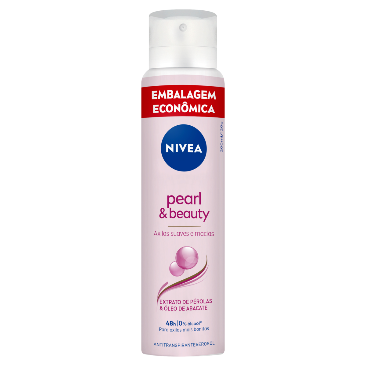 Desodorante  Aerossol Nivea Pearl & Beauty 200ml