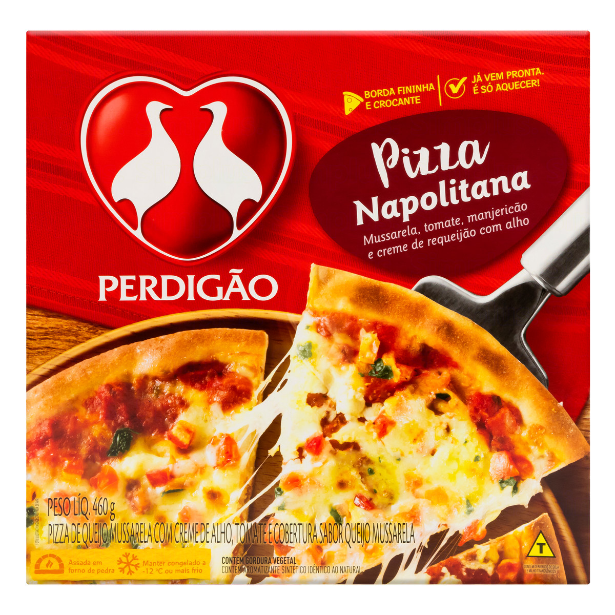 Pizza Perdigão Napolitana 460g 