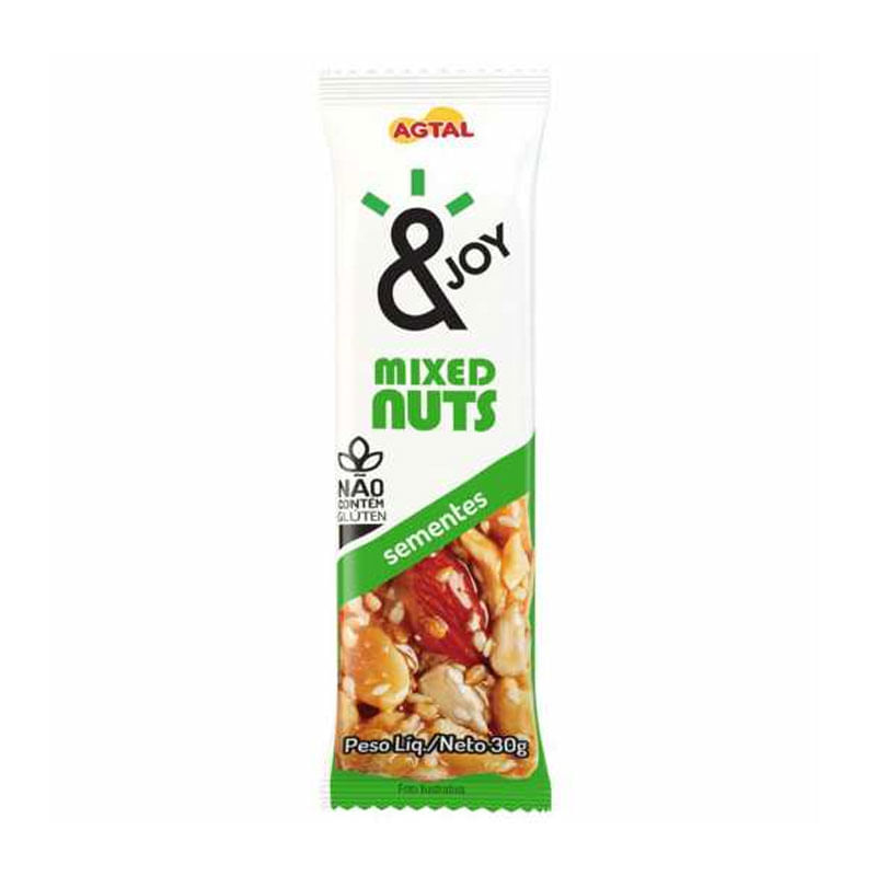 BARRA DE NUTS &JOY SEMENTES 30G
