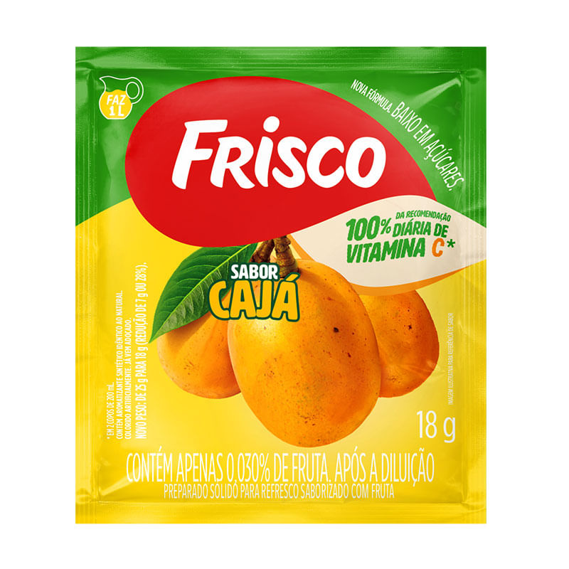 Refresco Frisco Cajá 18g