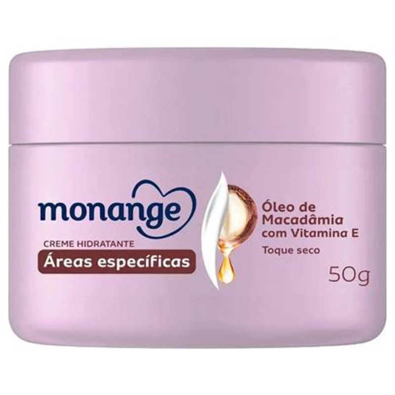 Creme Hidratante Monange Áreas Específicas Óleo de Macadâmia 50g