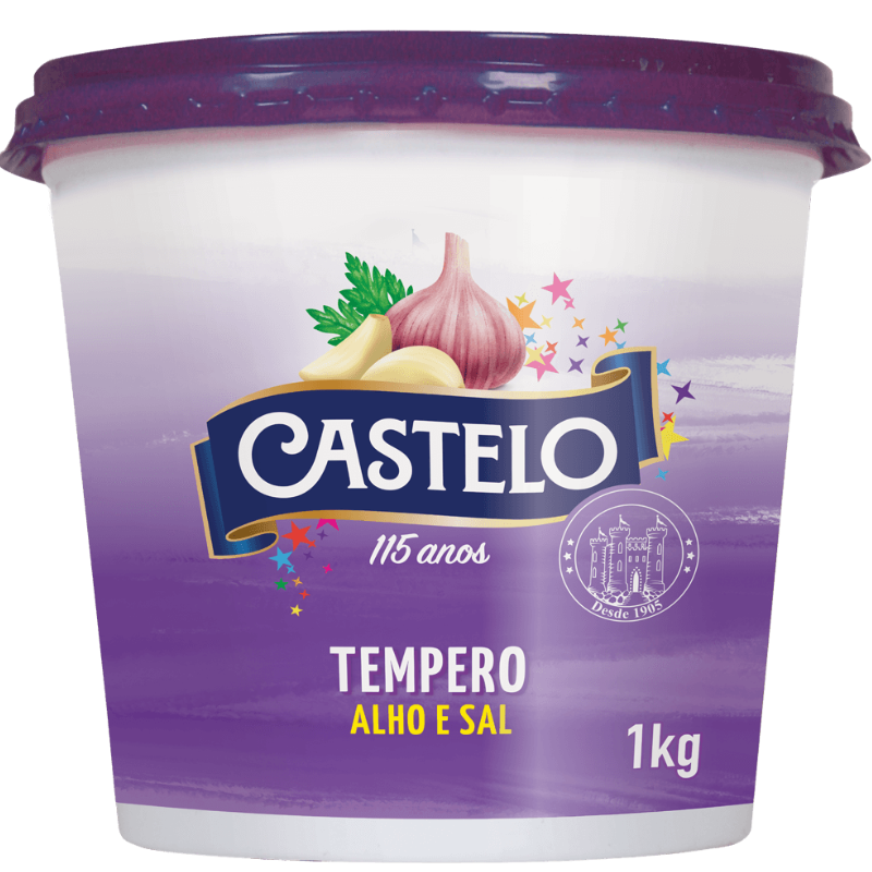 Tempero Castelo Alho e Sal 1 kg