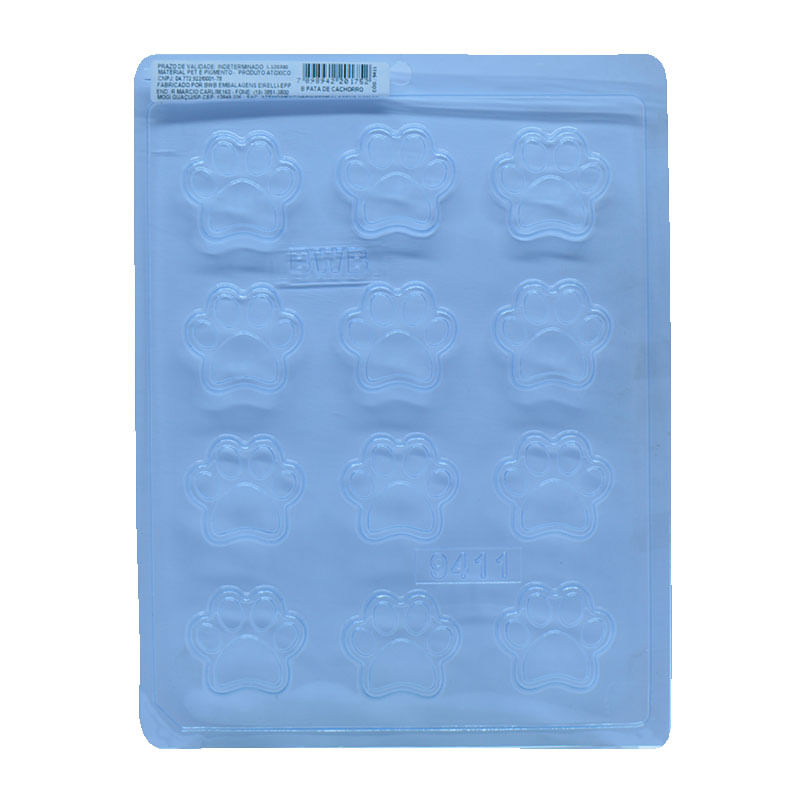 Forma BWB Simples Tradicional Bombom Pata de Cachorro