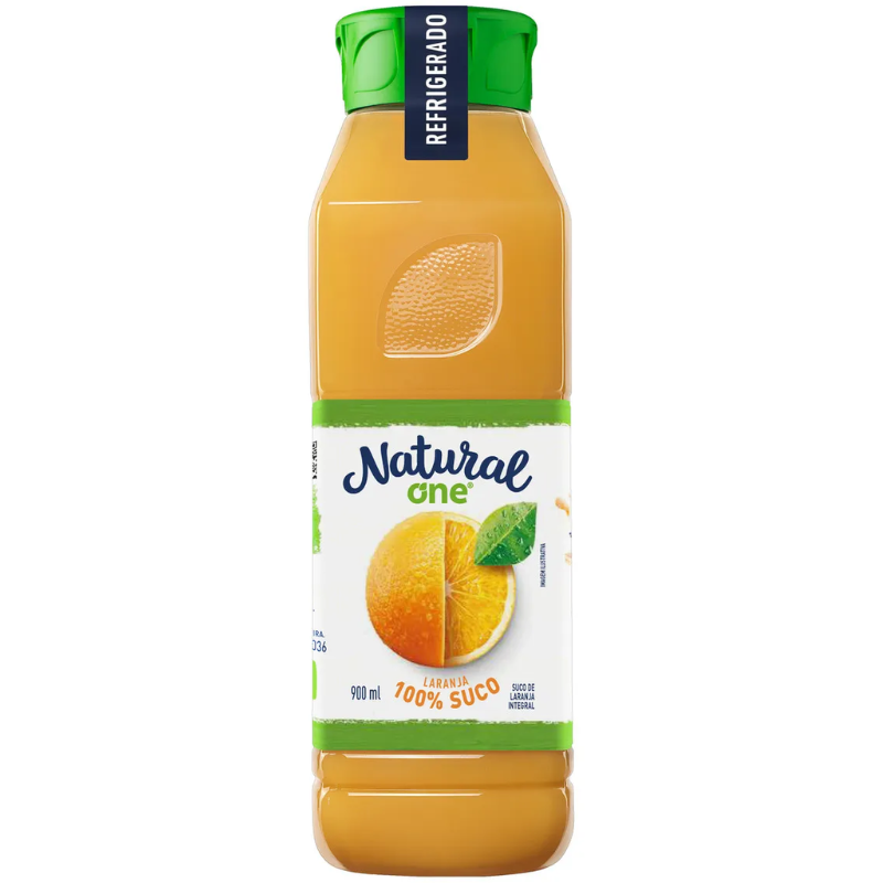 SUCO NATURAL ONE LARANJA 900ML