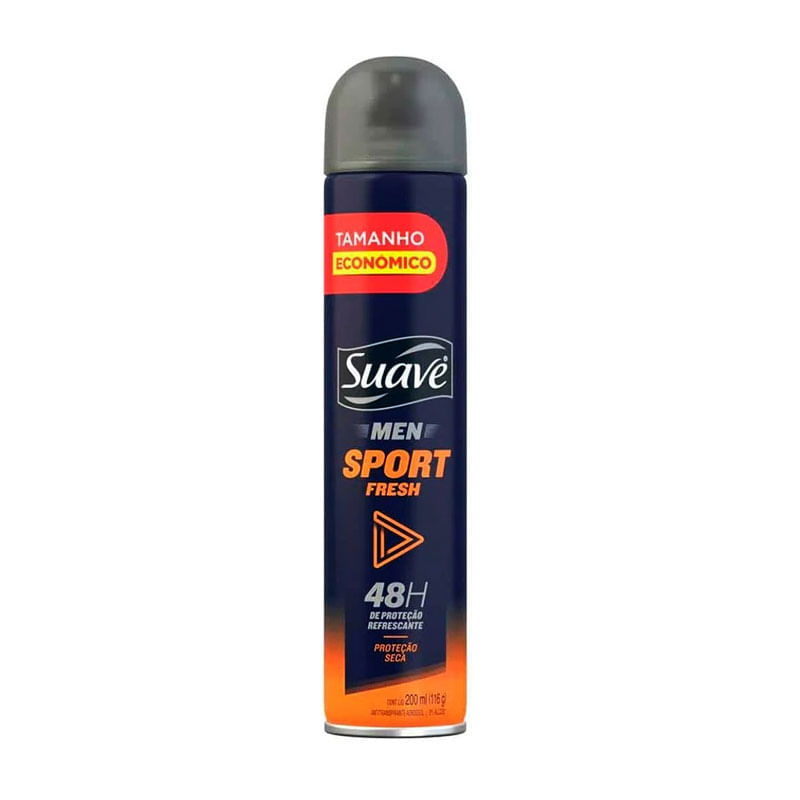 Desodorante Aerosol Suave Men Sport Fresh 200ml