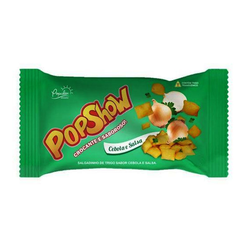 Salgadinho Popshow Popular Cebola e Salsa 40g 