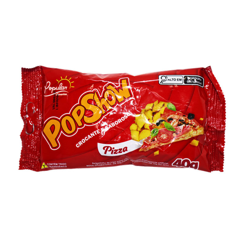 Salgadinho Popshow Popular Pizza 40g