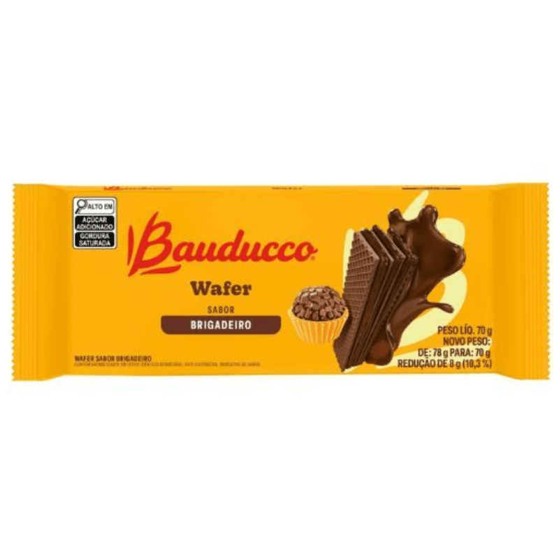 Wafer Bauducco Brigadeiro 70g