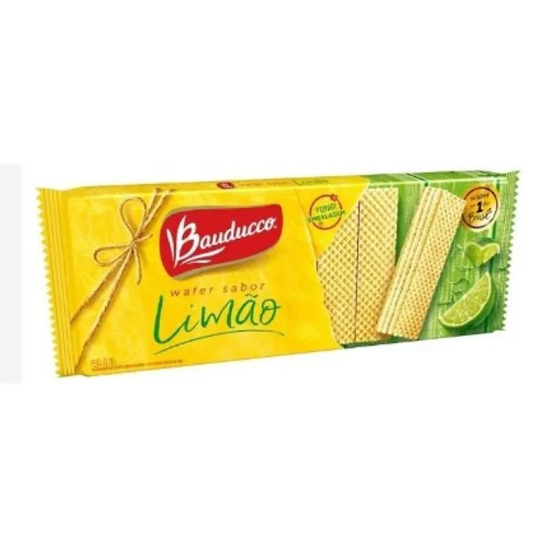Wafer Bauducco Limão 70g