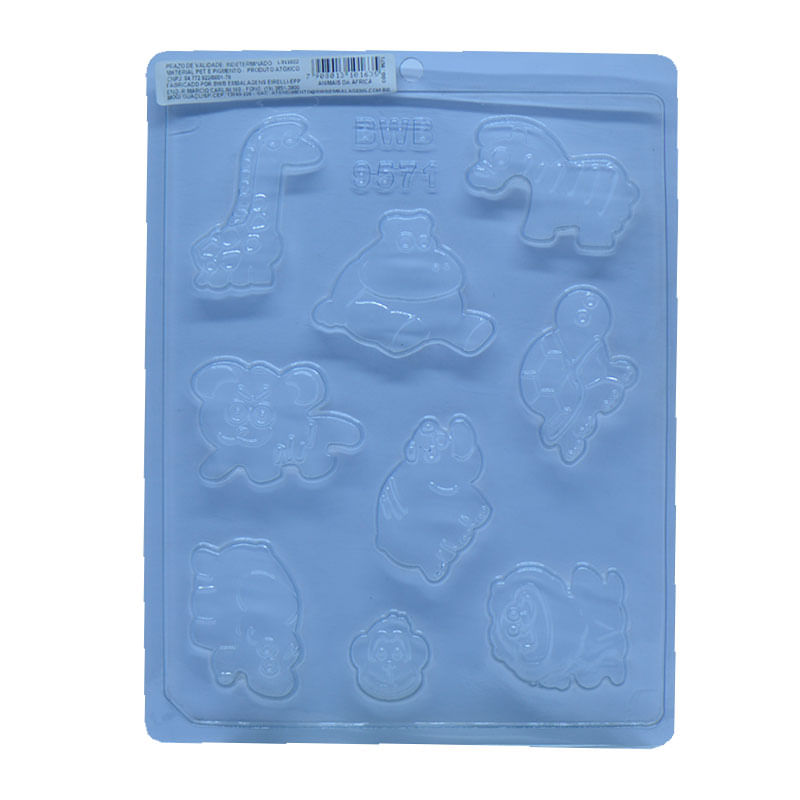 Forma BWB Simples Tradicional Animais da África