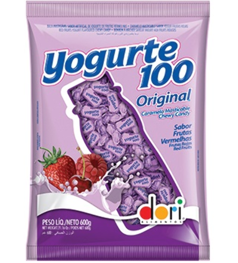 BALA YOGURTE100 FRUTAS VERMELHAS 600G