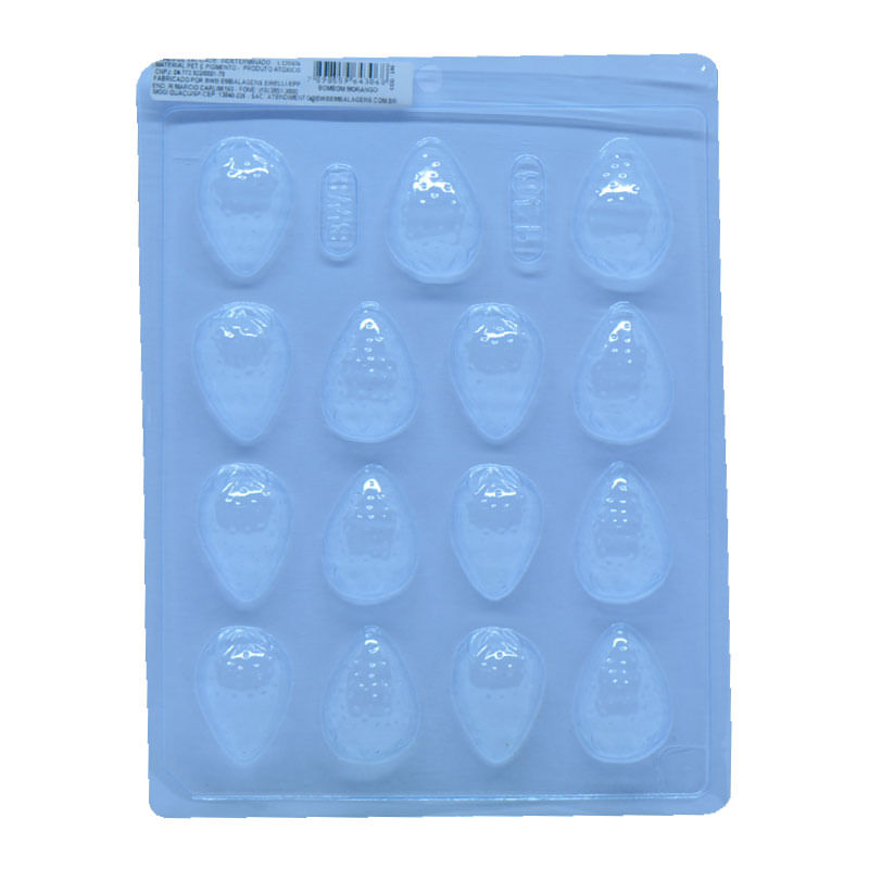 Forma BWB Simples Tradicional Bombom Morangos