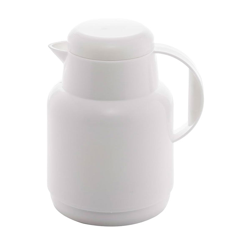 Garrafa Térmica de Plástico Basic Branca 300ml