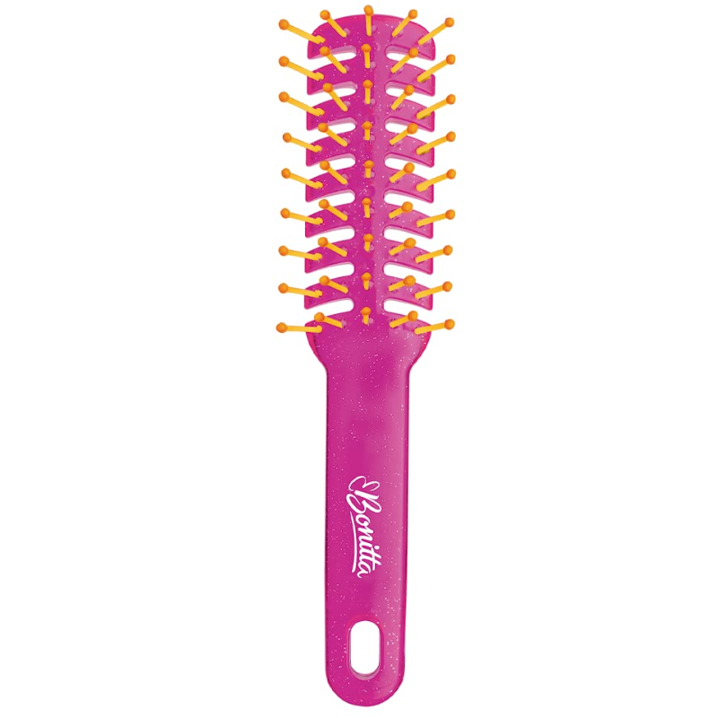 Escova de Cabelo Bonitta Vazada Neon Summer – Cores Sortidas (1 unid.)