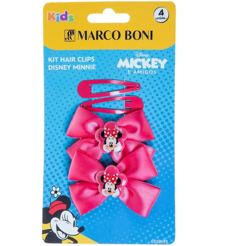Kit Hair Clips Disney Minnie Unid.