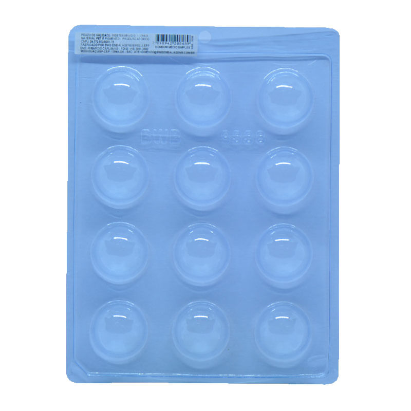 Forma BWB Simples Tradicional Bombom Médio Simples