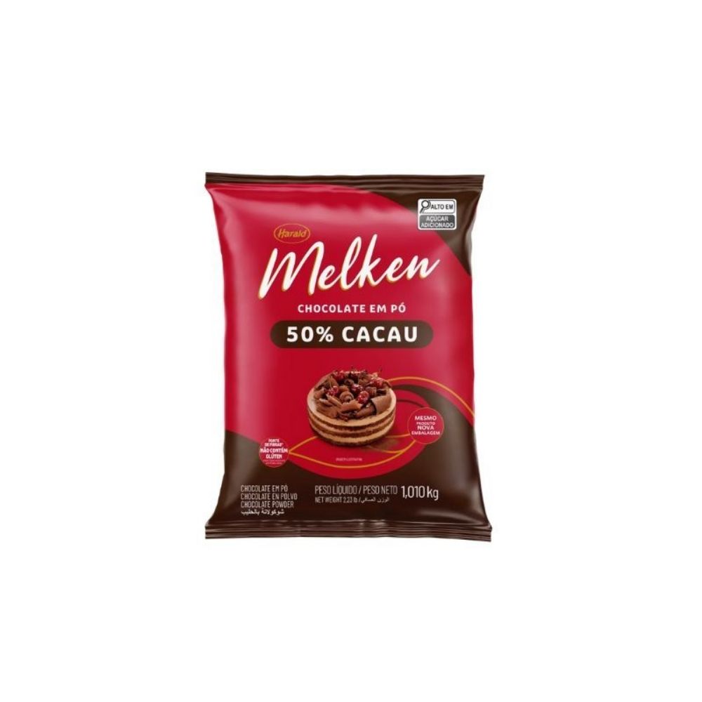 CHOCOLATE EM PÓ 33% MELKEN HARALD 1,010KG