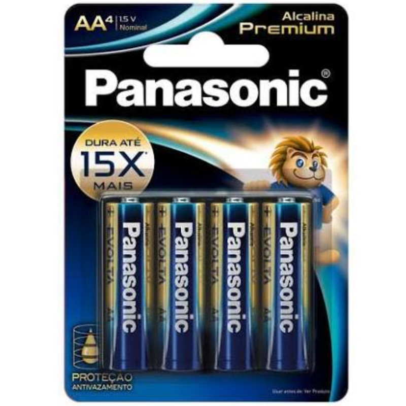 PILHA ALCALINA PREMIUM AA C 4UN