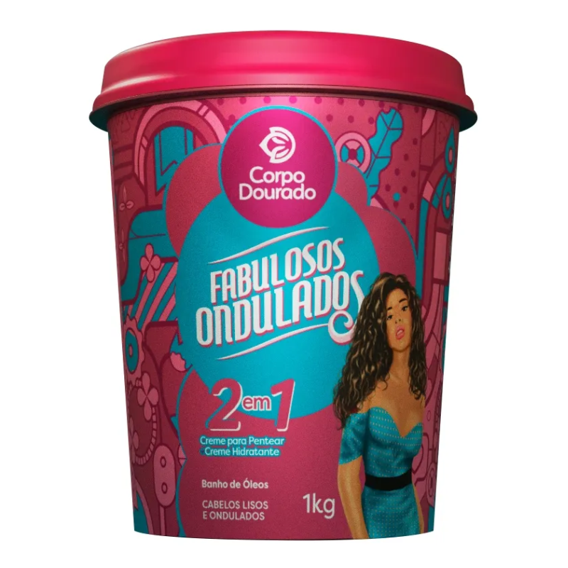 CR TRAT CORPO DOURADO FAB ONDULADOS 1KG